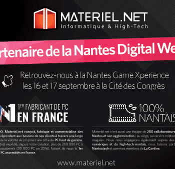 Materiel.net partenaire de Nantes Digital Week !